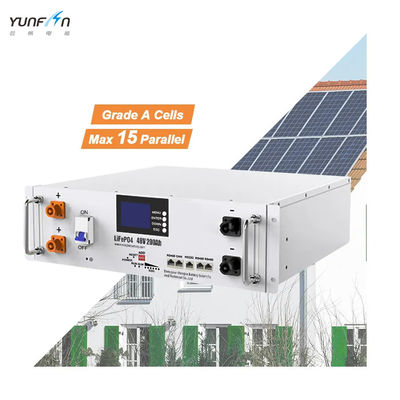 LiFePo4 Pack de batterie au lithium monté sur un rack 48V 51.2V 6000 cycles Compatible avec la vie