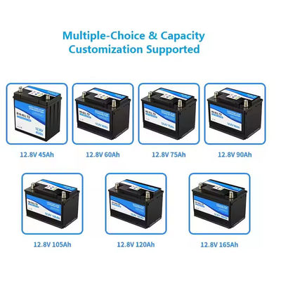 Auto Car Start-Stop Lifepo4 Batterie au lithium D2360LT2 Construit en BMS 12.8V 60ah 900CCA pour les voitures familiales et les camions légers