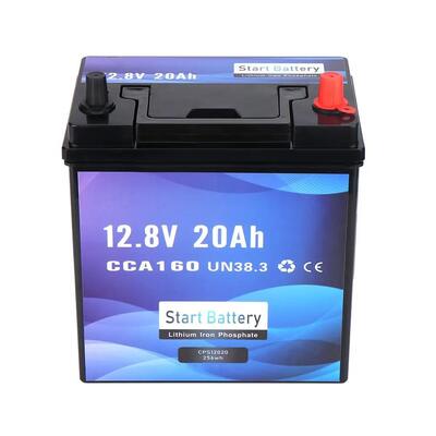 qualité Batterie de démarrage 12V 20Ah LiFePO4 4000+ cycles Bluetooth voiture marine RV batterie à fourche au lithium avec BMS intelligent usine