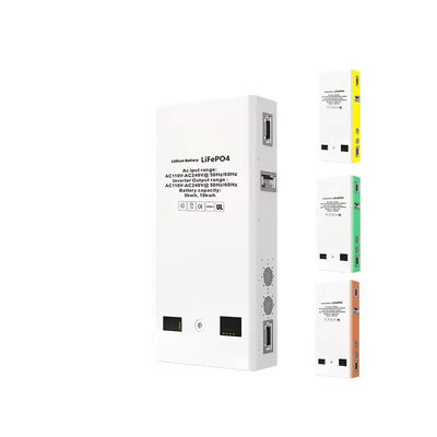 qualité Batterie solaire tout-en-un LiFePO4 de 5,12 kWh avec onduleur 51,2 V 100 Ah pour stockage d'énergie mural avec surveillance WiFi, personnalisation de marque disponible en gros usine