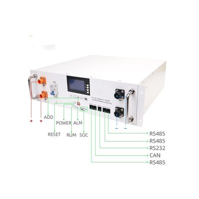 Qualité Fabrique Yunfan Direct YF51100LP-HES-CT 5.12kWh Batterie au lithium à montage de rack 51.2V 100Ah 6000 cycles Compatible avec la plupart des onduleurs solaires OEM ODM usine