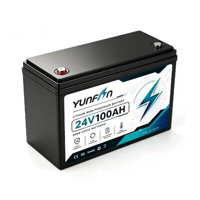 qualité YF24V100Ah-LAS 25,6V 100Ah LiFePO4 Batterie 2560Wh IP55 ABS + PC remplacement de la coque pour le plomb acide 24V UPS Off-Grid batterie de stockage solaire usine